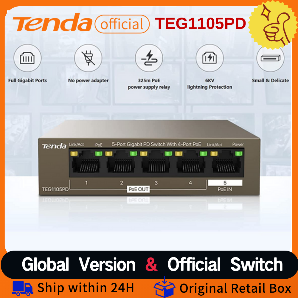 Switch POE 4 Ports